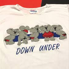 Vtg Down Under Australia Koala Bear T Shirt Womens Medium Men Women Unisex Fashion Tshirt Black Best T Shirt Sites T Shirt Shopping From