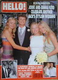 The couple, who announced their engagement in last april, married in front of close friends and family in the holy trinity church in plaistow, west sussex. Hello Magazine Jack Kidd Wedding Cover 15 August 2000 Issue 624