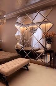 Decorative Mirror Tiles On The Wall