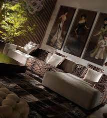 animal prints in luxury living rooms