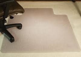 es robbins chair mat for carpet flat pile 36 inch x 48 inch with lip clear