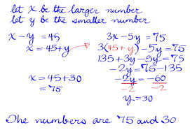 Solving Systems Of Equations Word Problems