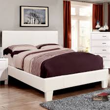 Ramone Faux Leather Queen Platform Bed