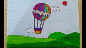 Vẽ Và Tô Màu Khinh Khí Cầu /Draw high flying balloons - YouTube