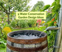Water Conservation Garden Ideas Water