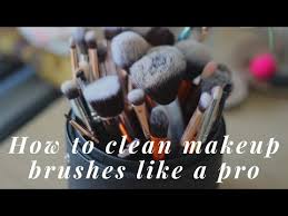 makeup tools cleaning you