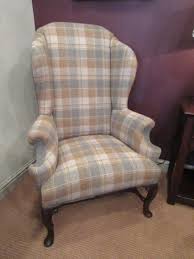 Large victorian country house armchair. Victorian Antique Upholstered Wing Back Armchair Sturmans Antiques