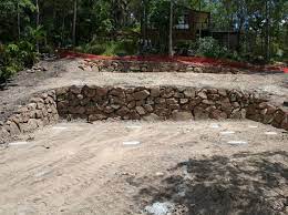 bushrock walls and boulder retaining