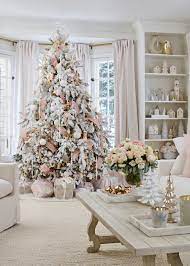 decorate a white christmas tree
