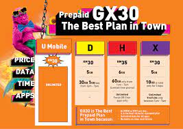 Although these plans have more than enough data for most people but deep down you'll know you won't be fully satisfied unless it is truly unlimited. U Mobile U Mobile S Latest Giler Unlimited Postpaid And Prepaid Plans Are Best In Town Offering Unlimited Data Anytime Any Day