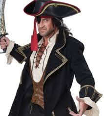 pirate captain deluxe costume