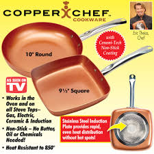 copper chef cookware non stick pans