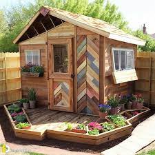 Wood Shed And Cabin Ideas For Garden