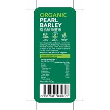 origins organic barley pearl brown 500g