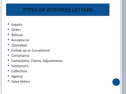 business letter powerpoint presentation
