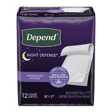 depend underpads disposable