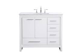 20 inch vanities + see all. Elegant Decor Filipo White 40 Inch Single Bathroom Vanity Set The Classy Home