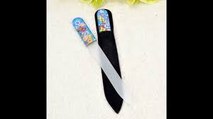 polymer clay embellished nail files