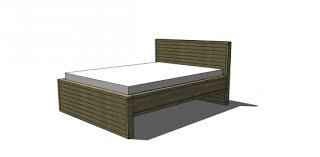 Build A Queen Sized Rustic Slatted Bed
