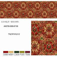 china custom axminster carpets backing