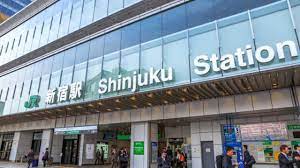 shinjuku station guide an rail