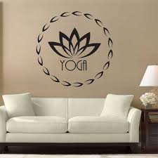 Yoga Logo Fitness Vinyl Wall Art Decal