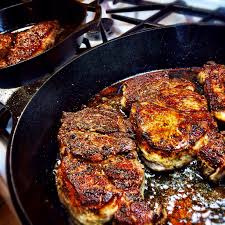 When oil is just about to smoke, add steak. Chuck Eye Steaks Recipes Meat Recipes Beef Recipes
