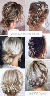 Now pin hair back into a half updo.3. 30 Best Ideas Of Wedding Hairstyles For Thin Hair Wedding Hairstyles Thin Hair Hairstyles For Thin Hair Fine Hair Updo