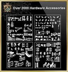 Hardware Accessories Cad Blocks
