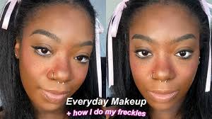 blush freckles makeup you