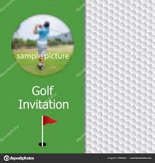 Golf Tournament Invitation Flyer Template Graphic Design Golf Ball
