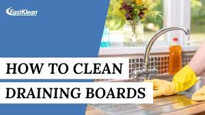 how to clean your draining boards