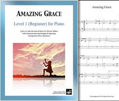Beginning, easy, level 1, early elementary piano sheet music. Amazing Grace Beginner S Piano Sheet Music Galaxy Music Notes