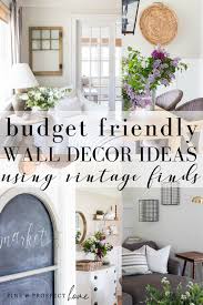 Wall Decor Ideas Using Vintage Finds