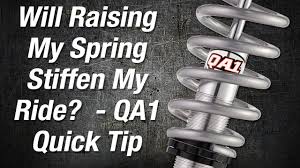 Will Raising The Spring Seat Stiffen My Ride Qa1 Quick Tip