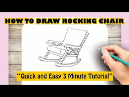 how to draw rocking chair you