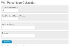Win rate calculator ml
