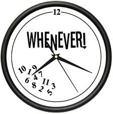 whenever wall clock retired retirement