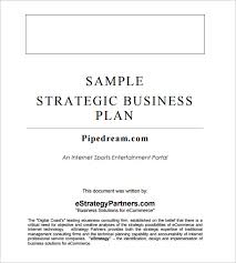Strategic Business Plan Template 9 Free Word Documents Download