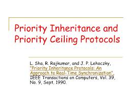 ppt priority inheritance and priority