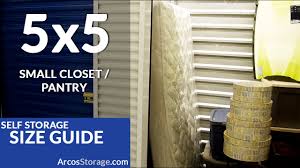 5x5 size guide self storage you
