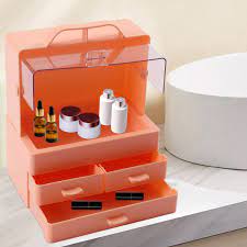 tabletop pink modern makeup box