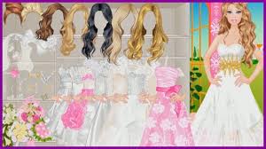 barbie wedding dress barbie games for