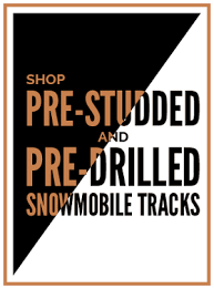 Prestudded And Predrilled Snowmobile Tracks Sledtrack