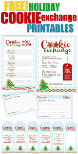 049 Free Holiday Cookie Exchange Printables Printable