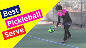 The first rule to serving in pickleball is that all serves must be underhanded. What S The Best Pickleball Serve Youtube
