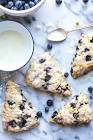 blueberry oat scones