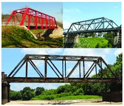 railroad steel pratt truss bridges