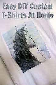 easy diy custom t shirts at home make