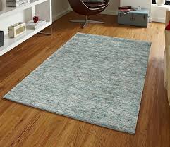 hand loomed wool viscose carpet